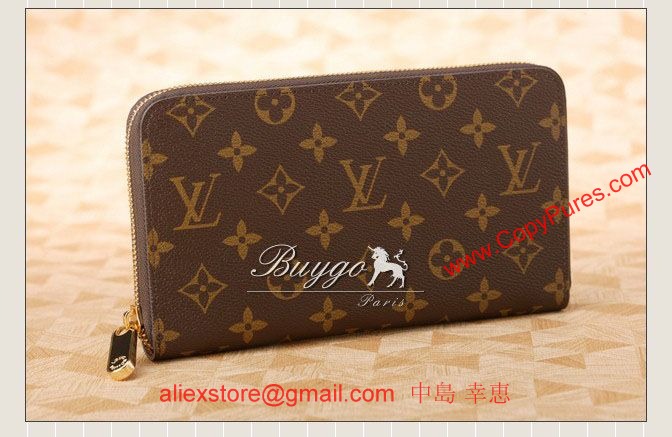 LOUIS VUITTON ルイヴィトン M60002 モノグラム ジッピー オーガナイザー ラウンドファスナー 長財布